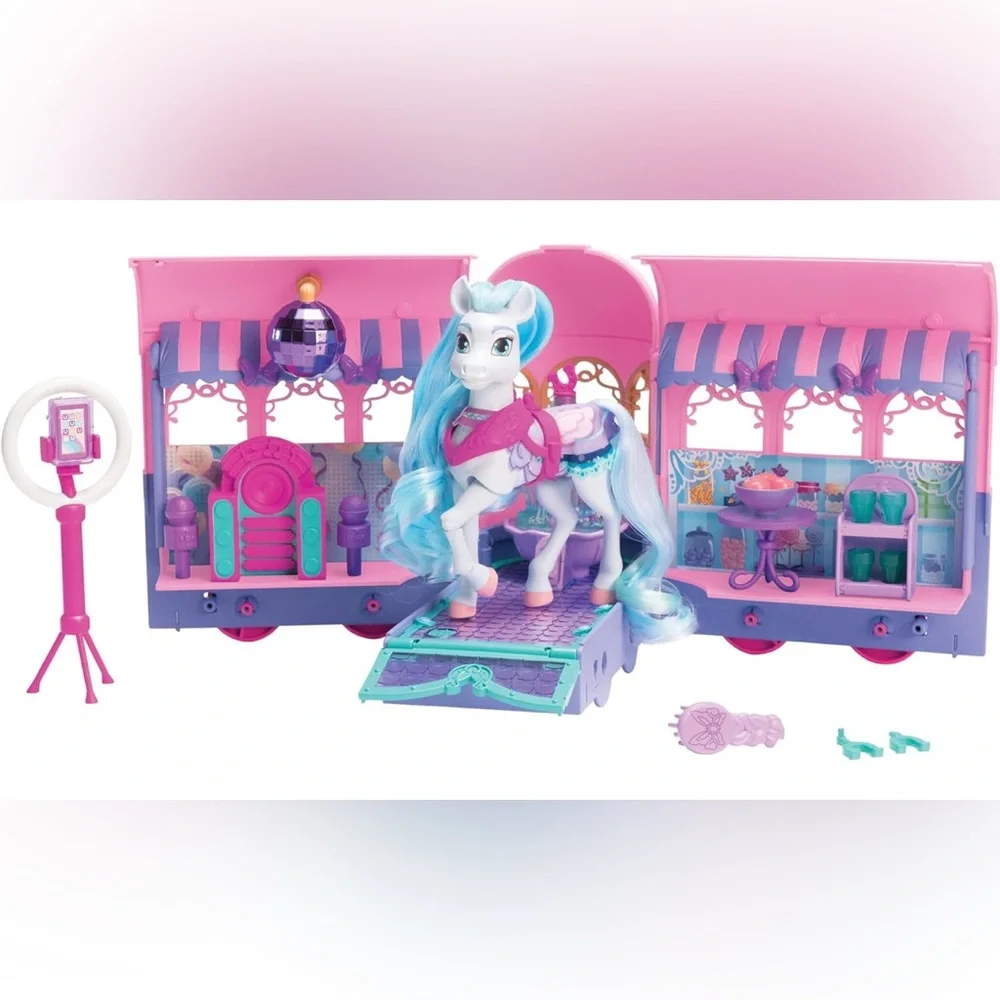 Wild Manes Horse Perla's Clubhouse Trailer Playset NEW
